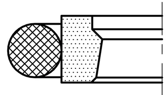 Pouze Dnes výroba 22x29,3x3,2 S30 PTFE/NBR omegat pístnicový